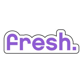 Fresh Sticker (Lavender)